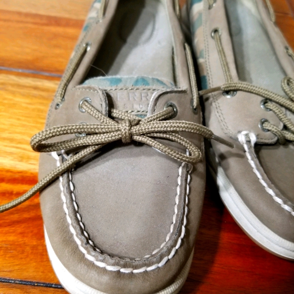 Sperry camo boat shoes